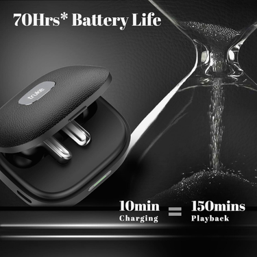 truke Mega 9 True Wireless Earbuds with 70H Battery, 24-Bit Lossless Audio & ENC Mics